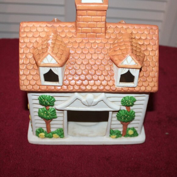 Vintage PartyLite Cape Cod Tealight House (PO517) - Picture 4 of 6